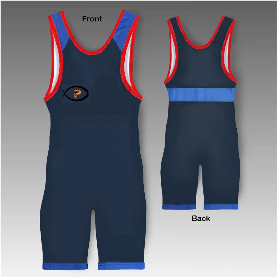 Custom Logo Sublimation Sportswear Camo Weightlifting Youth Singlet Suit Wrestling Singlet