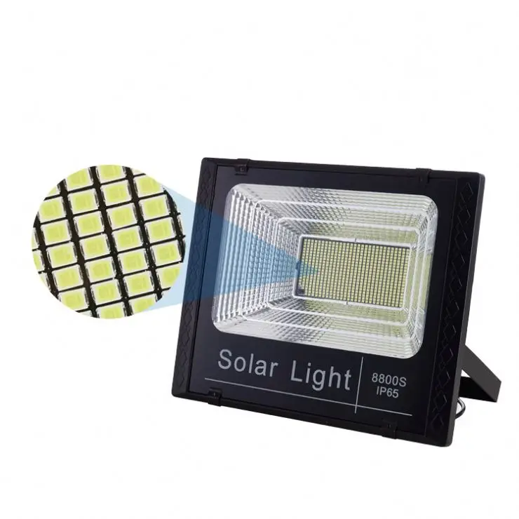 IP65 Водонепроницаемый пульт дистанционного управления солнечной энергии от пыли до рассвета 10 Вт 15 Вт 40 Вт 60 Вт 100 Вт 200 Вт 300 Вт наружный Солнечный светодиодный прожектор