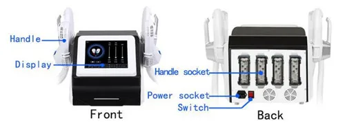 CE Passed EMS RF Sculpt Tesla Beauty Salon Use 2/4 Handles Equipment