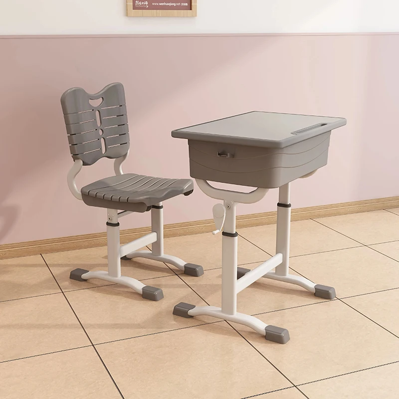 KZ009 Thick desks and chairs for primary and secondary school students training desks for children learning home writing desks