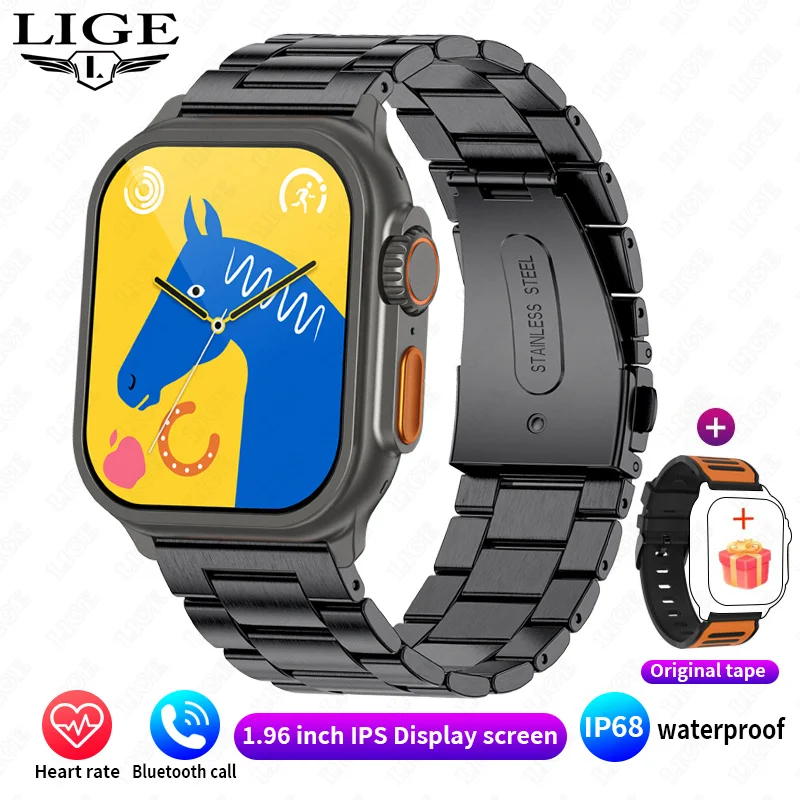 NFC voice control smart watch men heart rate monitor blood pressure IP68 Waterproof 320 mA Wireless Charge Sports Bracelet