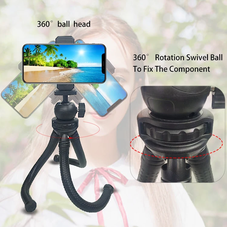 Оптовая продажа с фабрики, Прочный Гибкий штатив-осьминог, держатель для мобильного телефона, подставка для фотографии