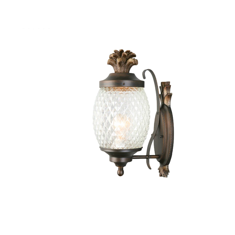 Открытый ананас в форме балкон настенные светильники для домашнего декора