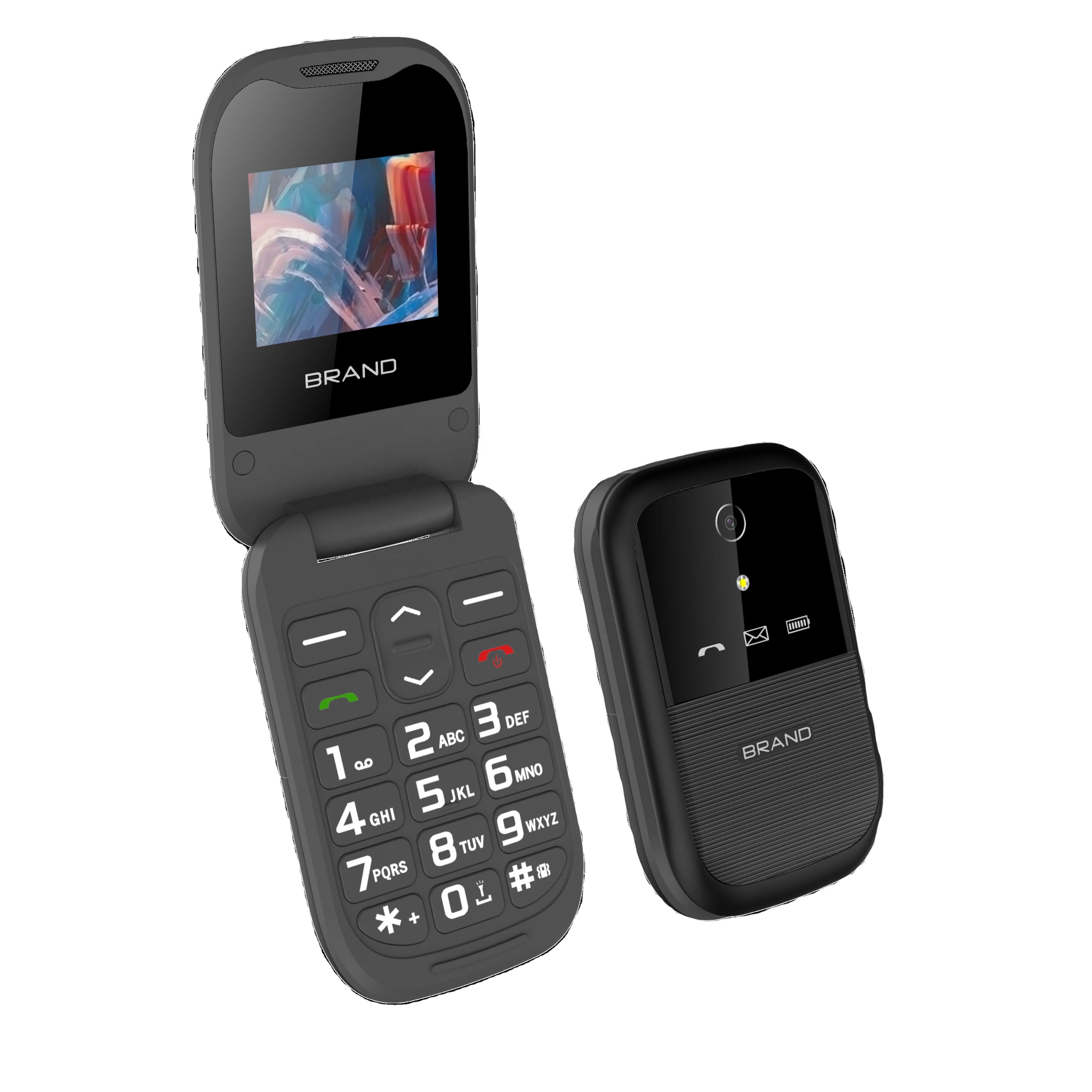 YING TAI 1.77 inch mini size flip mobile phone 4g unlocked dual sim support