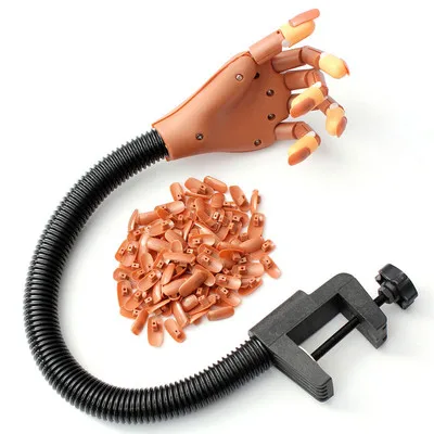Removable Finger Diy Nail Art Training Hand Manicure Nail Practice Hands
