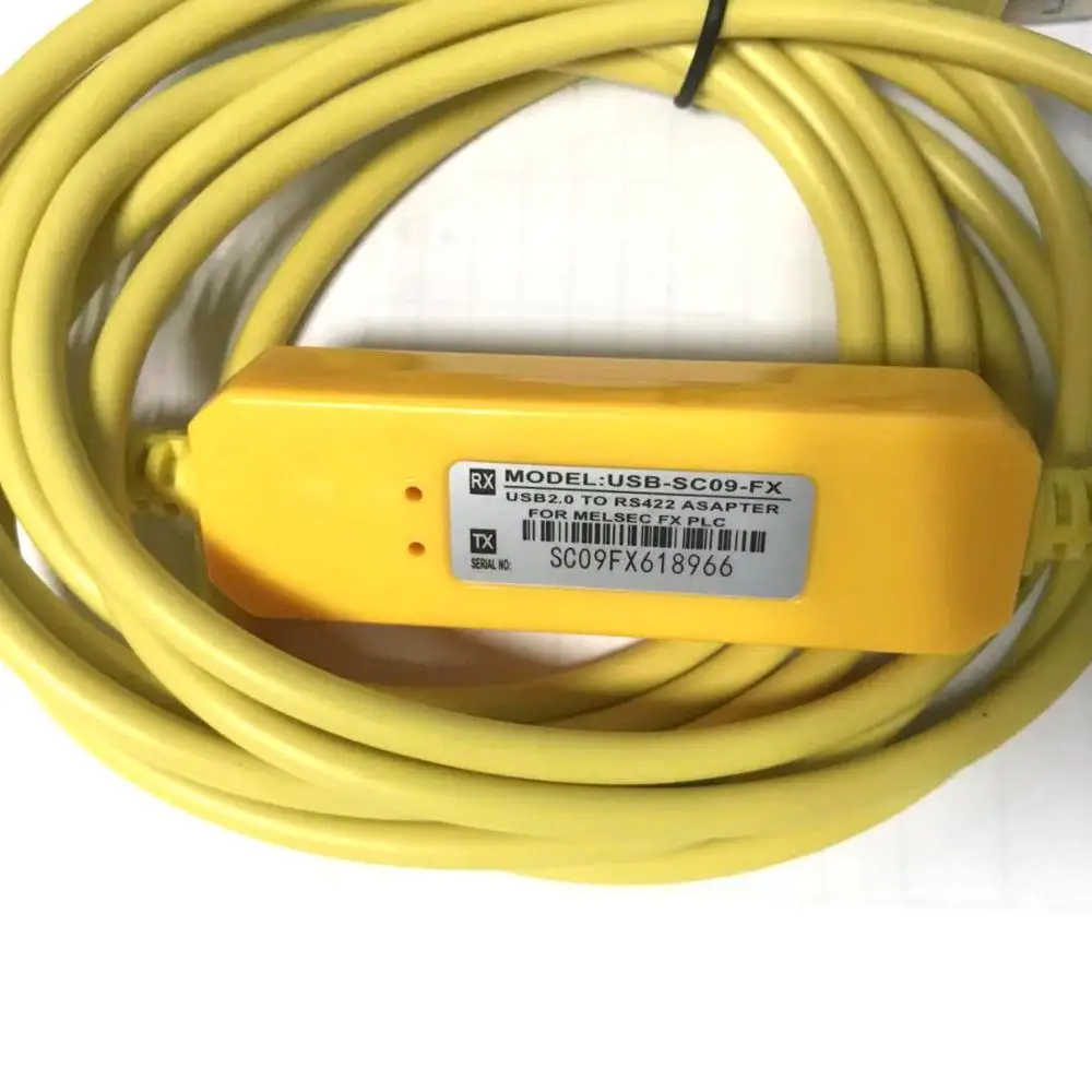  USB-SC09-FX USB к RS422 интерфейс для загрузки PLC Кабель программирования кабель Mitsubishi