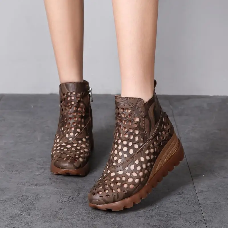 Wholesale Cheap 2023 Summer Fashion Wedges Women Sandals Open Toe Sandal Ladies Platform Wedges Sandals Coarse Heels Shoes