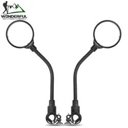 Hose Rearview Reflector Electric Motorcycle Abs Bicycle Accessories Adjustable Bike Safety Mirror