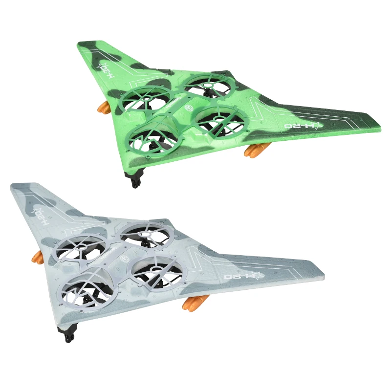 Funny multi-mode outdoor remote control fighter children intelligent puzzle airplane model RC helicopter toys