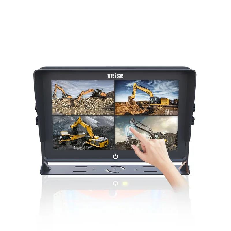 10-Inch IPS Screen Touch Quad Monitor for Flush Installation