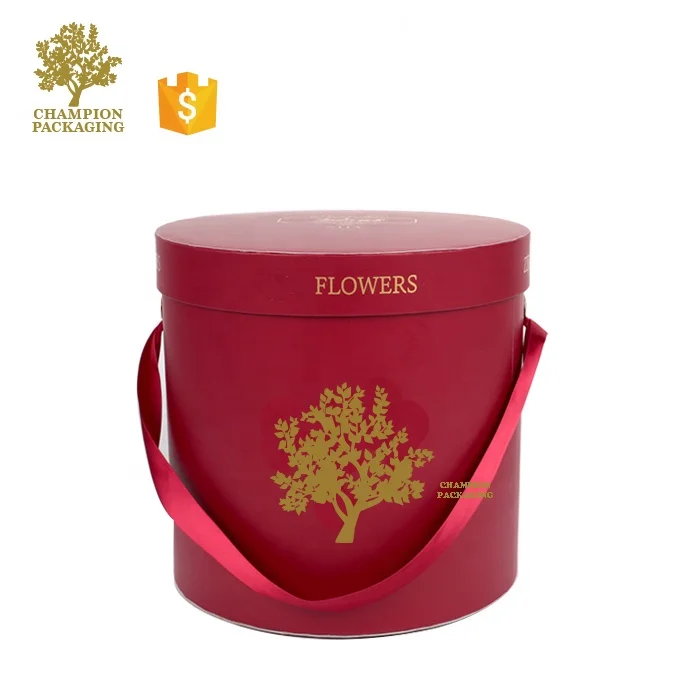 Factory custom made high quality cardboard flower rose boxes