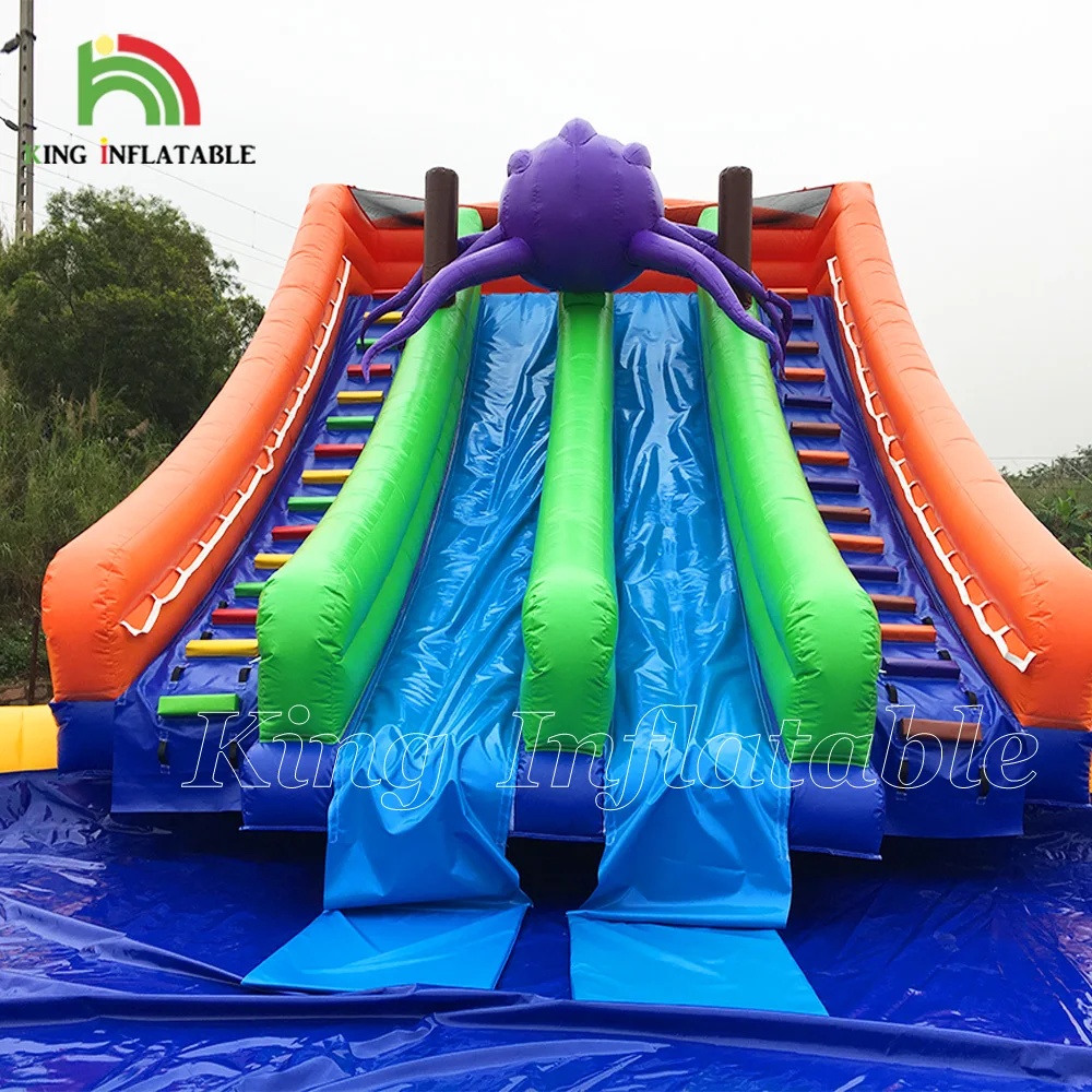 Large Inflatable Land Water Park Pool Outdoor Inflatable World Swimming Climbing Slide Ground Water Parks