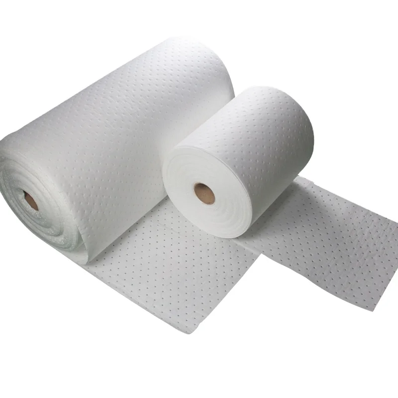 absorbent rolls for oil spills,white
