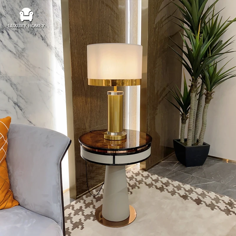 Italian high-end luxury living room furniture set modern designer fashion large villa luxury living room sofa set