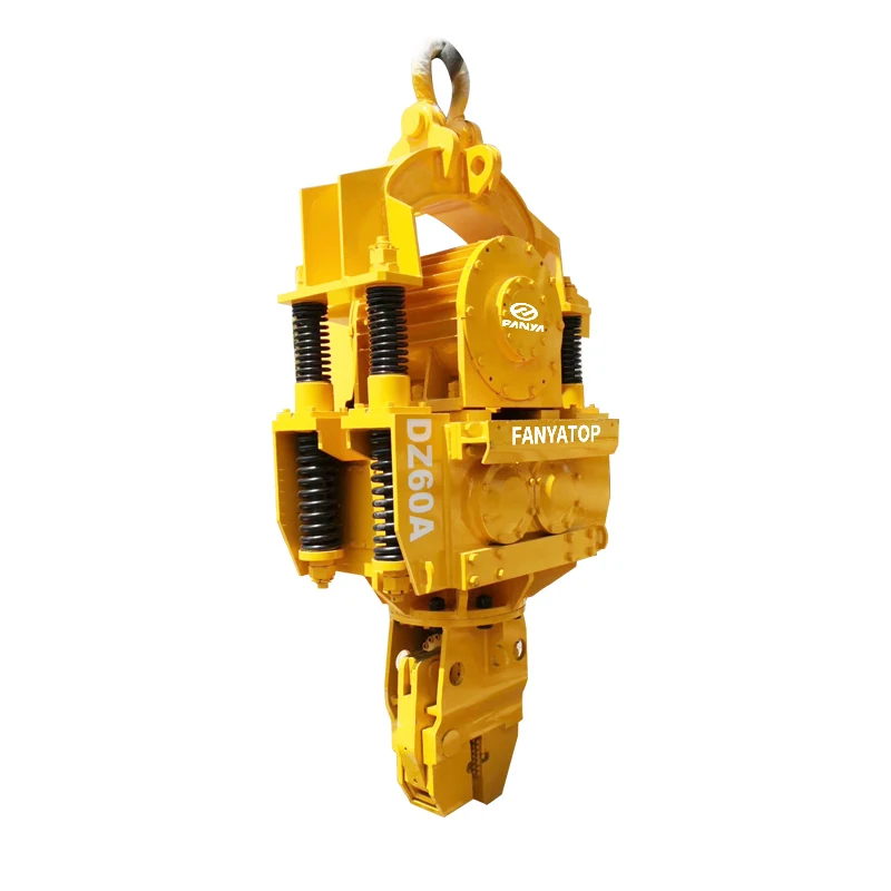 DZ60A electric vibro pile hammer for sheet pile