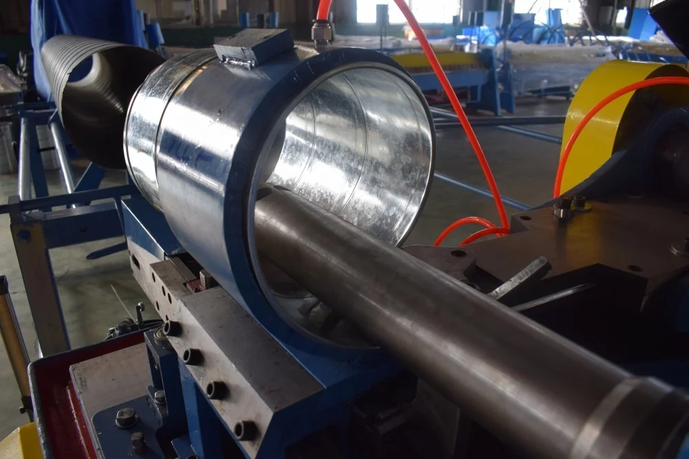 Hot sale stainless steel chimney manufacturing automatic spiral duct machine spiral duct production equipment