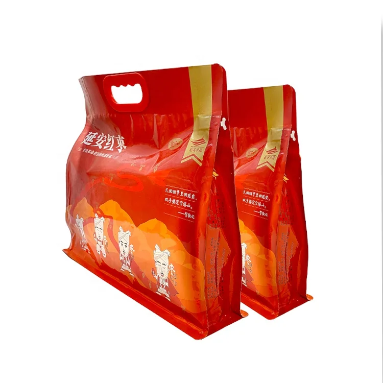 Manufacture wholesale resealable jujube food storage dried fruit plastic packaging zipper lock bag