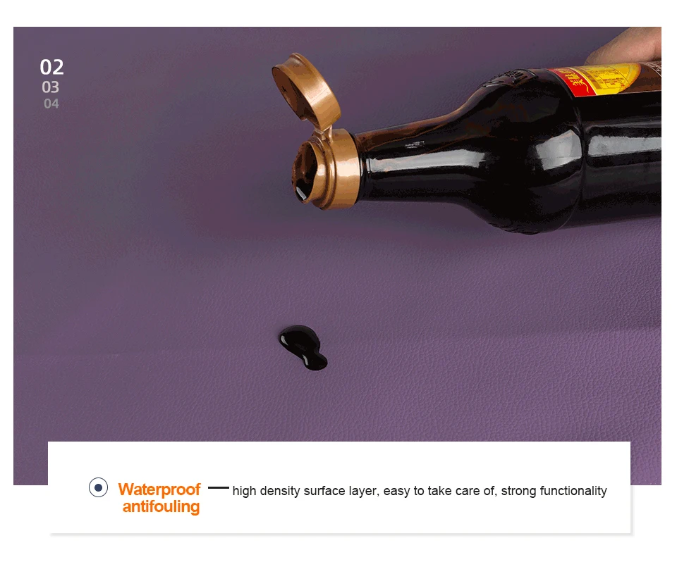 Заводская цена водонепроницаемые рулоны из искусственной кожи ПВХ синтетическая рельефная цветная кожаная ткань для мебели дивана