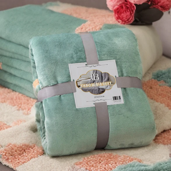 Super Soft Fluffy Nature Blanket Battaniye Soild Flannel Plaid Sherpa Thick Blanket  For Baby Adult Throws And Blankets