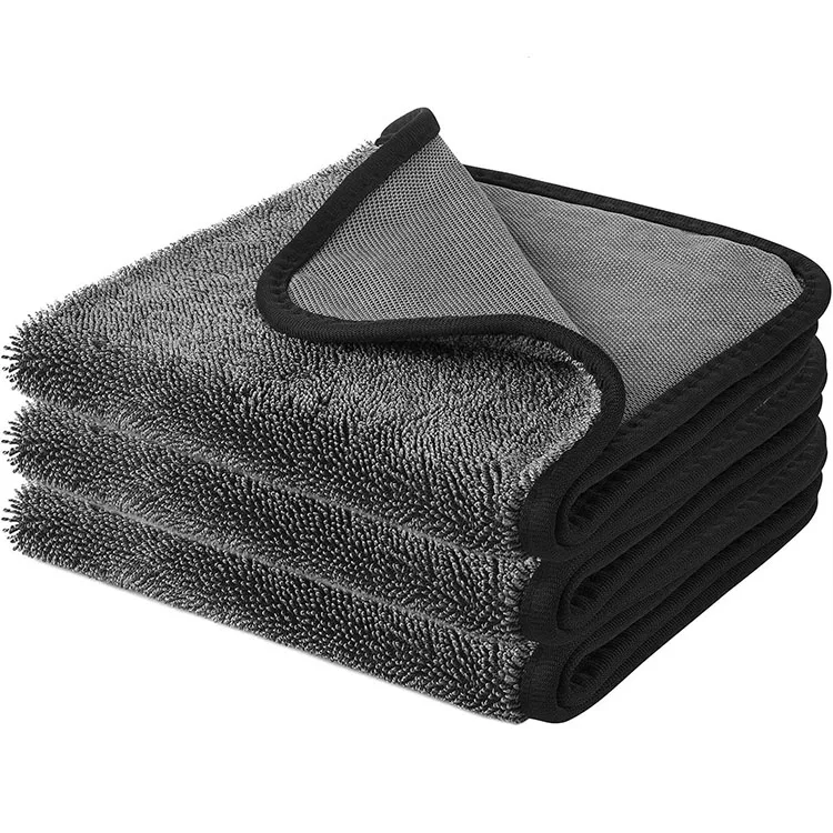 Hot Sale Microfiber Quick Dry Twisted Care Detailing Car Wash Towel Cleaning Cloth