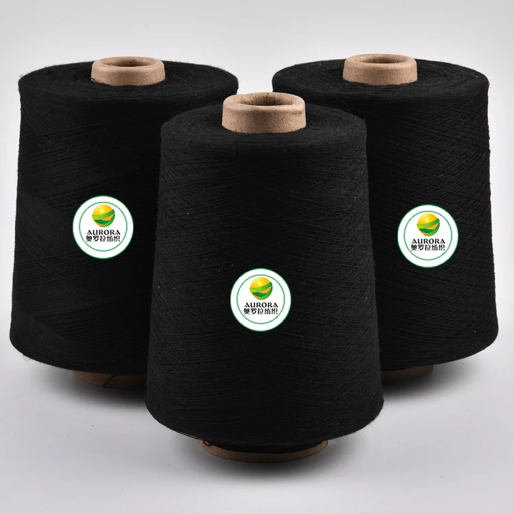 China stock yarn 20s for socks knitting black/grey