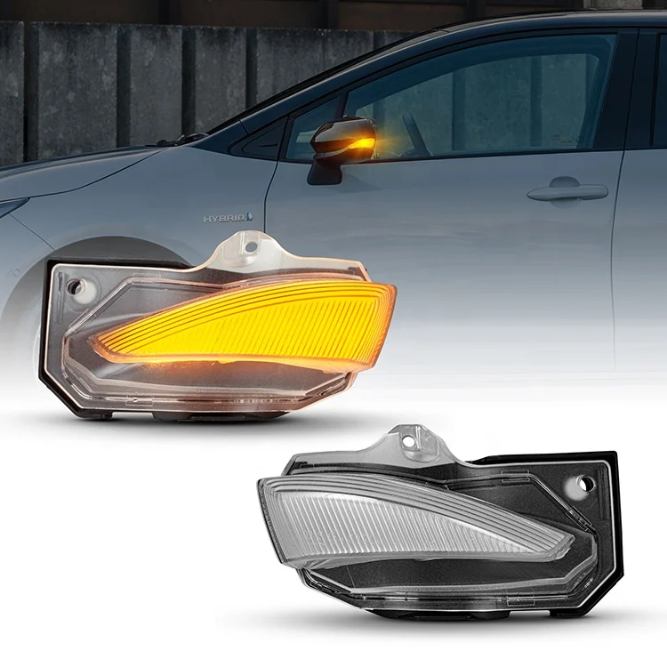 12V LED Dynamic Turn Signal Light For Toyota Corolla 2019 2020 Side Mirror Flashing Light