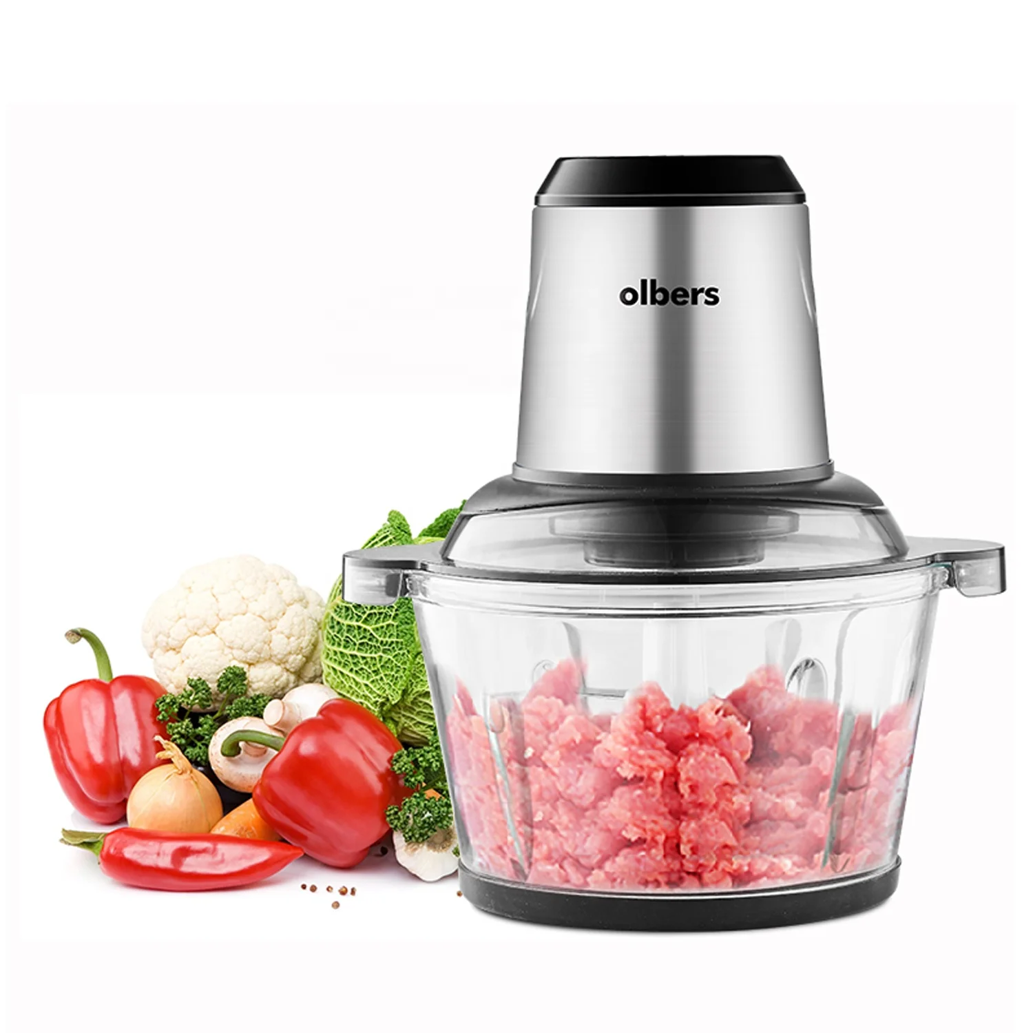 
 Мясорубка из нержавеющей стали, измельчитель, электрическая автоматическая машина для приготовления мяса, Высококачественная мясорубка, Кухонный комбайн по заводским ценам  