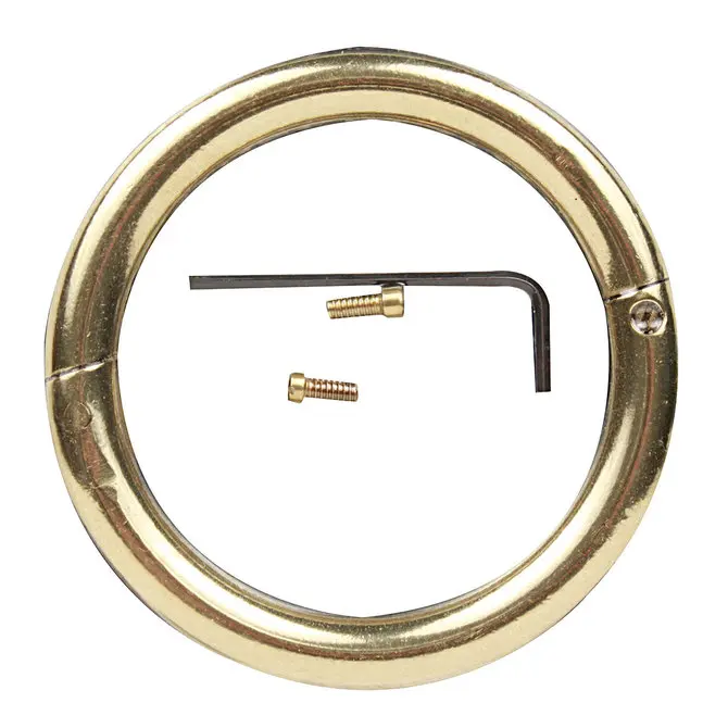 Bull Ring Measures 3 1/2 Inch across by 5/16 & 3/8 Includes Allan key and Bolt hardware (Available) in 2.25, 2.5, 2.75 3 & 3.5 I