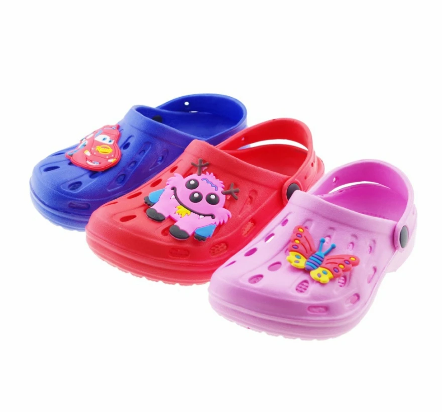 
China factory hot beauty girls animals evaToddler Little Kid children clogs kids garden shoes with cheap price 