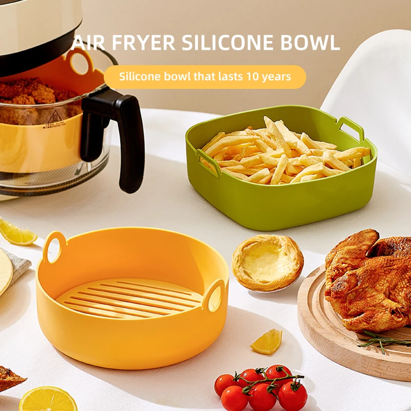 Новый квадратный складной коврик для выпечки Sanga микроволновой печи пищевого класса термостойкая силиконовая миска фритюрницы