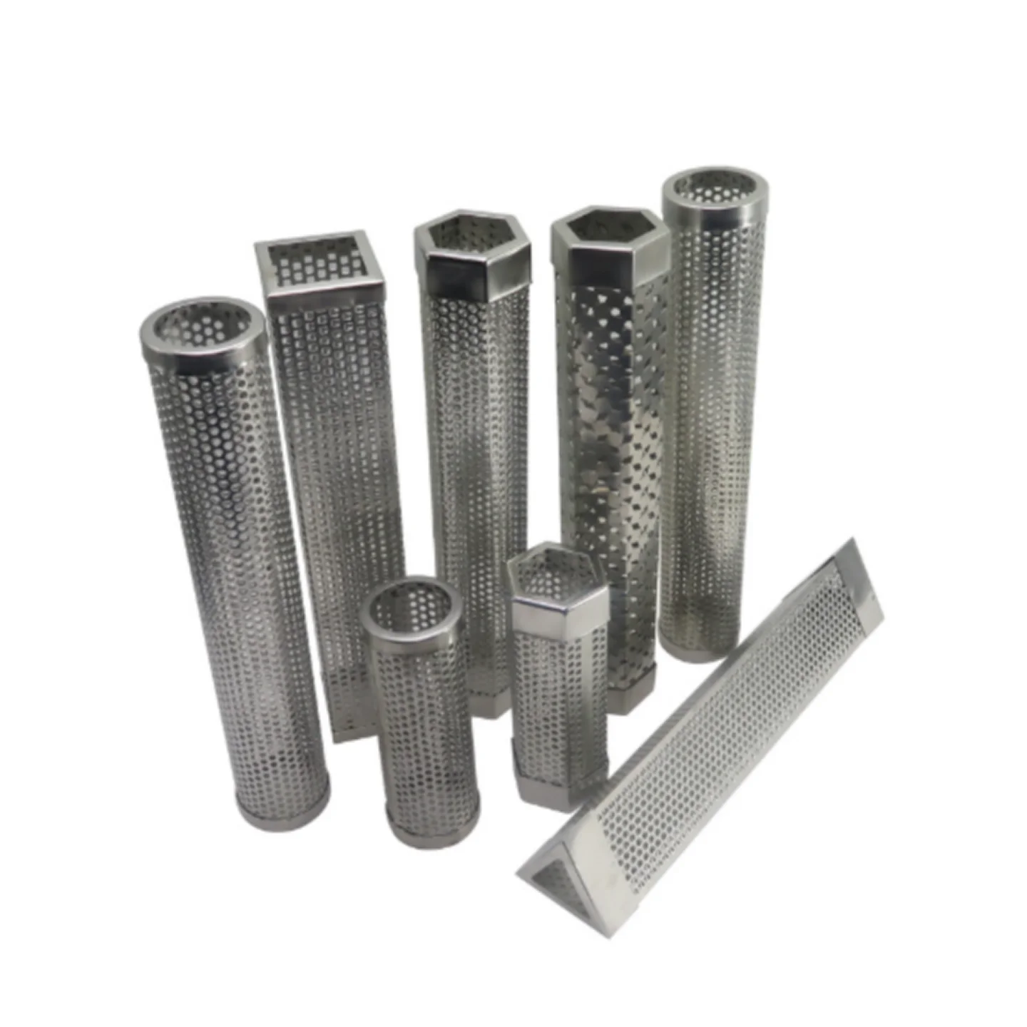 Уличная трубка для барбекю и гриля из нержавеющей стали овощей сыра орехов плотная Дымчатая сетчатая