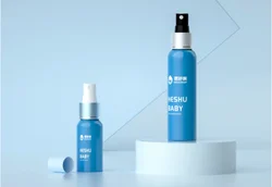 Wholesale 250ml refillable aluminum perfume bottle portable aluminum cosmetic essential oils bottles