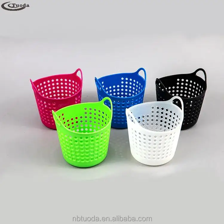 Factory Wholesale Mini Colorful New Design Plastic Home Storage Baskets