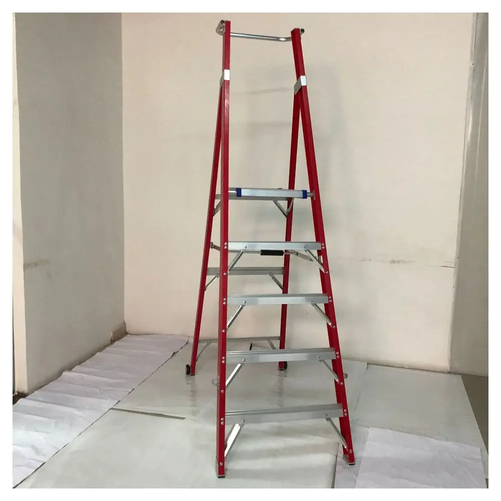 PRIMA Aluminum Telescopic Ladder 4.8M Household Step Ladder Telescopic Fiberglass Ladder