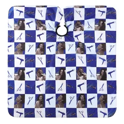 W-S661A Waterproof Antistatic Hairdressing Apron Hair Cutting Cloth Salon Barber Gown Cape for Adults
