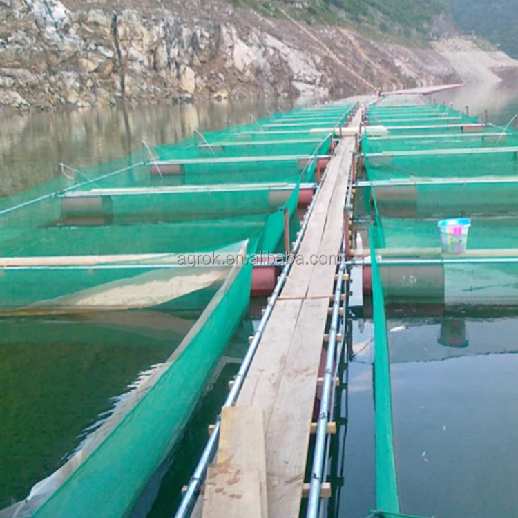 Cage net durable strong HDPE aquaculture equipment floating net cages