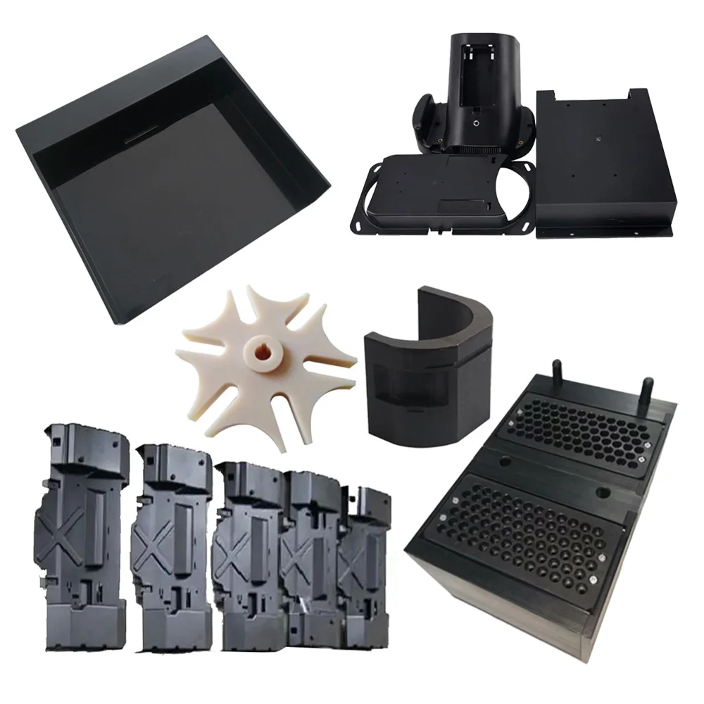 Car Rear Light Plastic Parts Plastic Injection Molding Parts for lED  lamp housing with  Aluminum Product