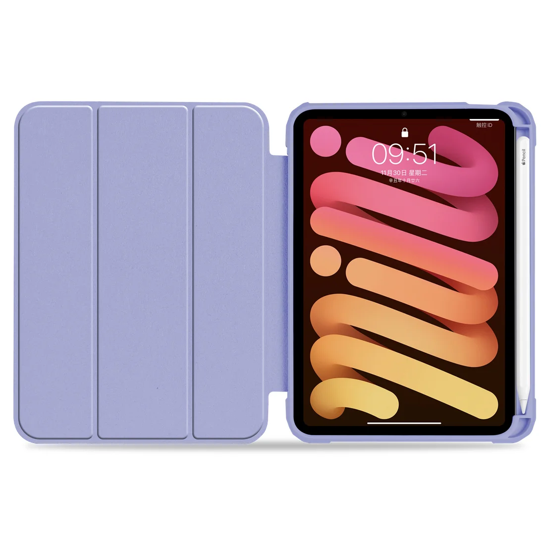 2021 8,3 дюймовый Прочный чехол для планшета с держателем для карандашей для iPad Mini 6