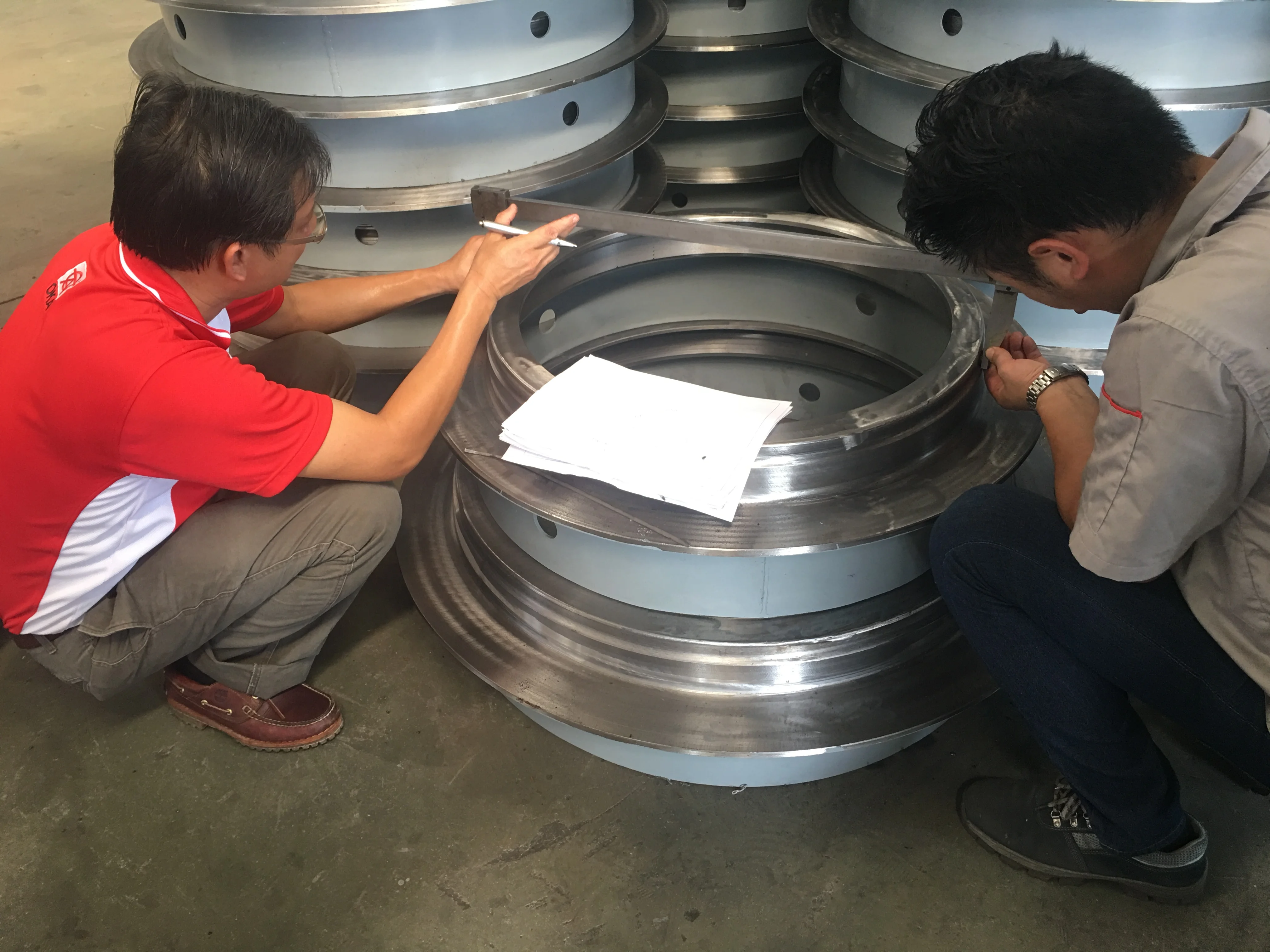 Cast Steel Ring/spacer/Pallet for concrete pipe 1050,1200,1500mm