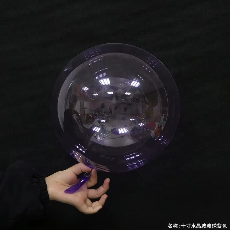 Wholesale Custom 18 Inch BOBO Transparent Light Led Balloons Party Decor Bubble Balloons with Sticks