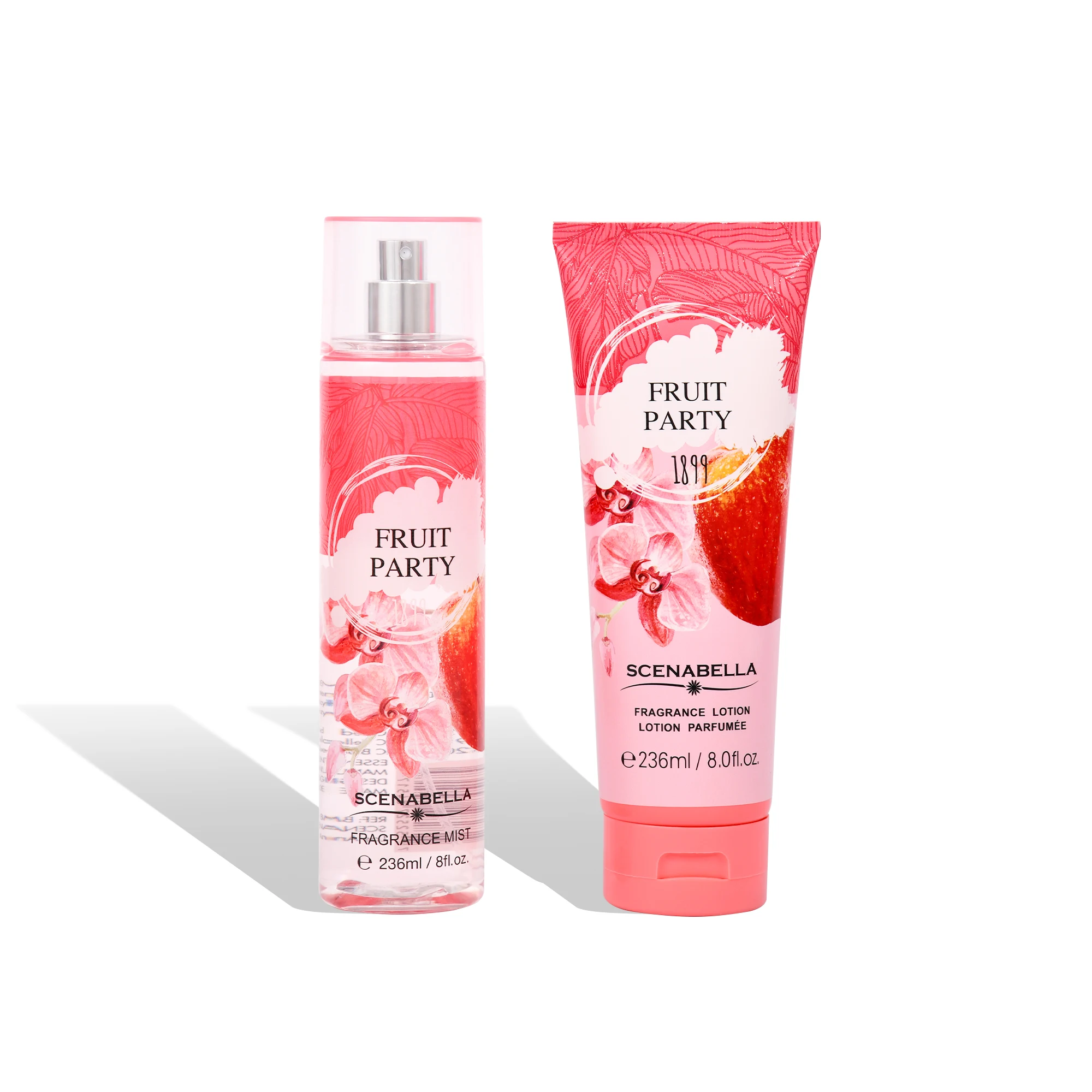 New Arrival Deodorant Perfume Spray Body Mist and Lotion Fruity and Flowers For Female