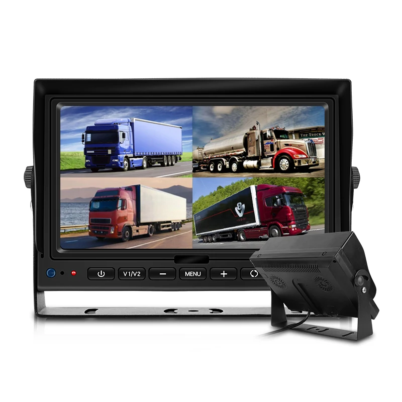 Vehicle Security 4 Channel Video Recording 1080P School Bus Vans Mobile DVR H.265 H.264 4G MDVR Camera Kit