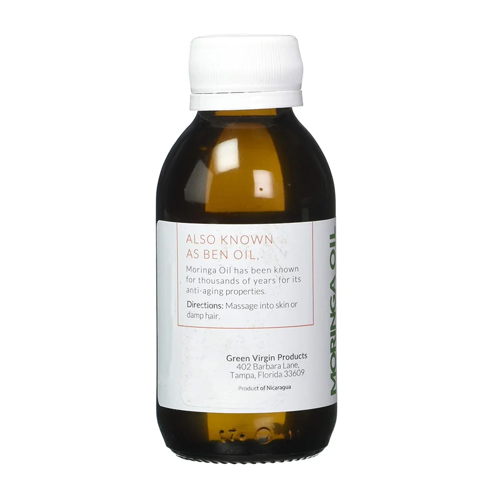 Private Label Organic Extraction Seed Moringa Oleifera Oil