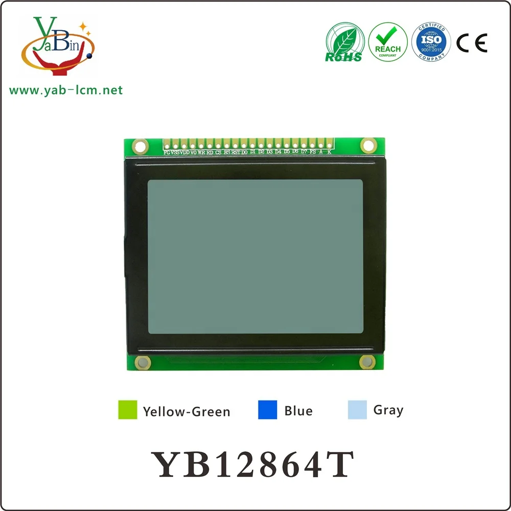 Cob 12864 lcd Module, 128X64 Lcd Screen Display With Ra6963C/T6963C/Uci6963 Or Eqv