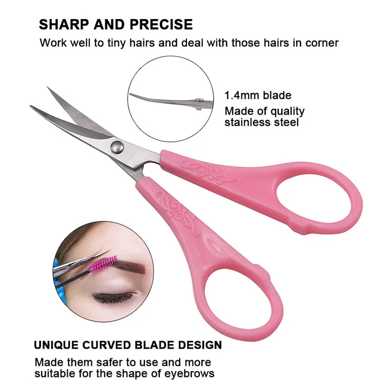 Professional Scossor Manufactures Stainless Steel Curved Tip DIY Mini Craft Sewing Dressmaking Paper Scissors Beauty Cutter