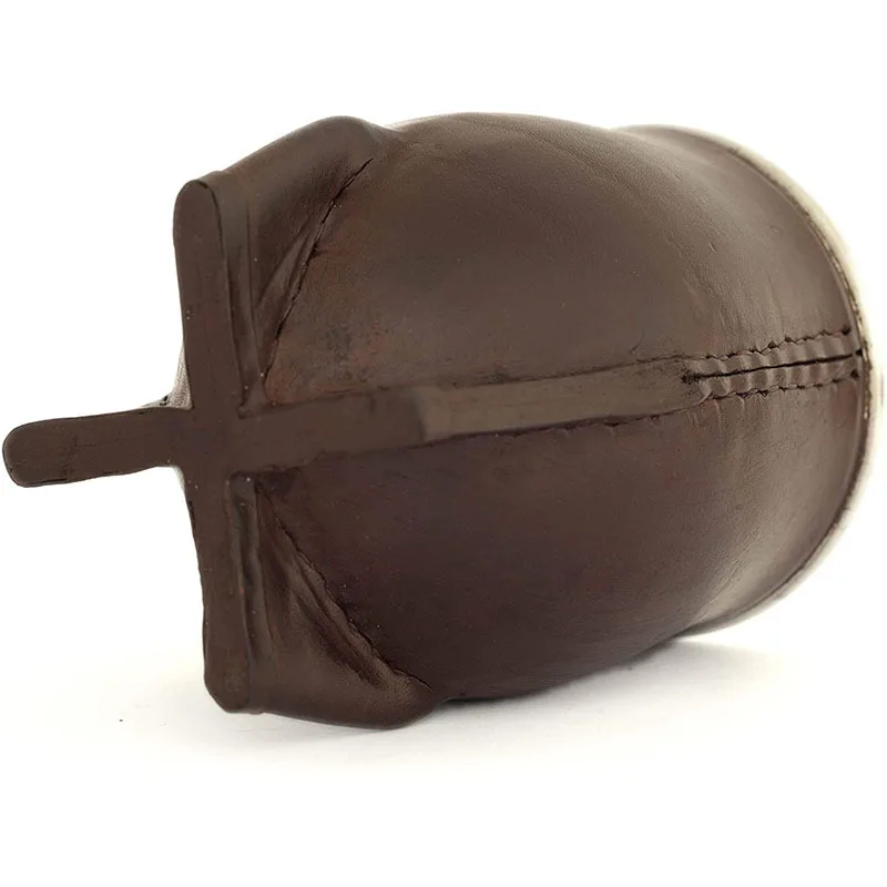 8oz Double Walled Yerba Mate Cup with Leather Shell Insulated Gourd Mate Tea Cup with Bombilla Straw Set Coffee Mug