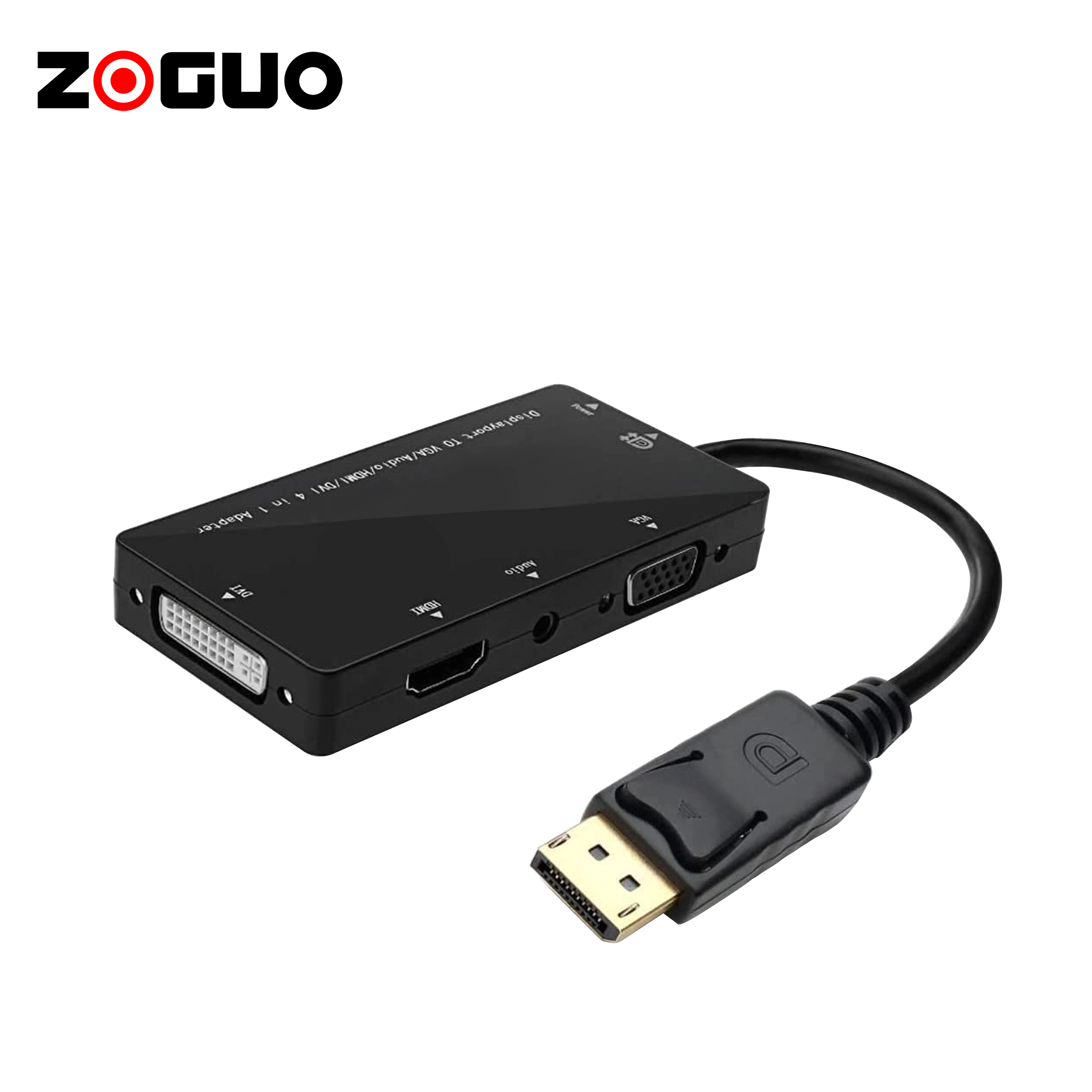 Durable HUB for Transmission Multi-Function Displayport Vga 1080P Audio Output Micro HUB with Dvi Hdmi Audio