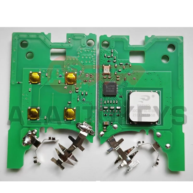 A2AUTOKEYS 4 Buttons 4A 433MHZ  Smart Control Card Car Remote Key For Renault Megane 4 Talisman Espace 5 Kadjar