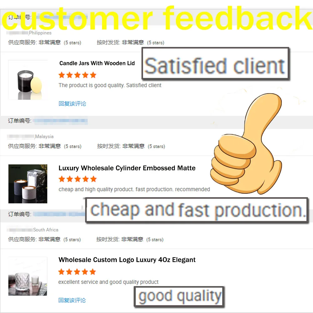 Color Candle Jar Cement Candle Jar Concrete Candle Jars With Lid And Boxes Packaging