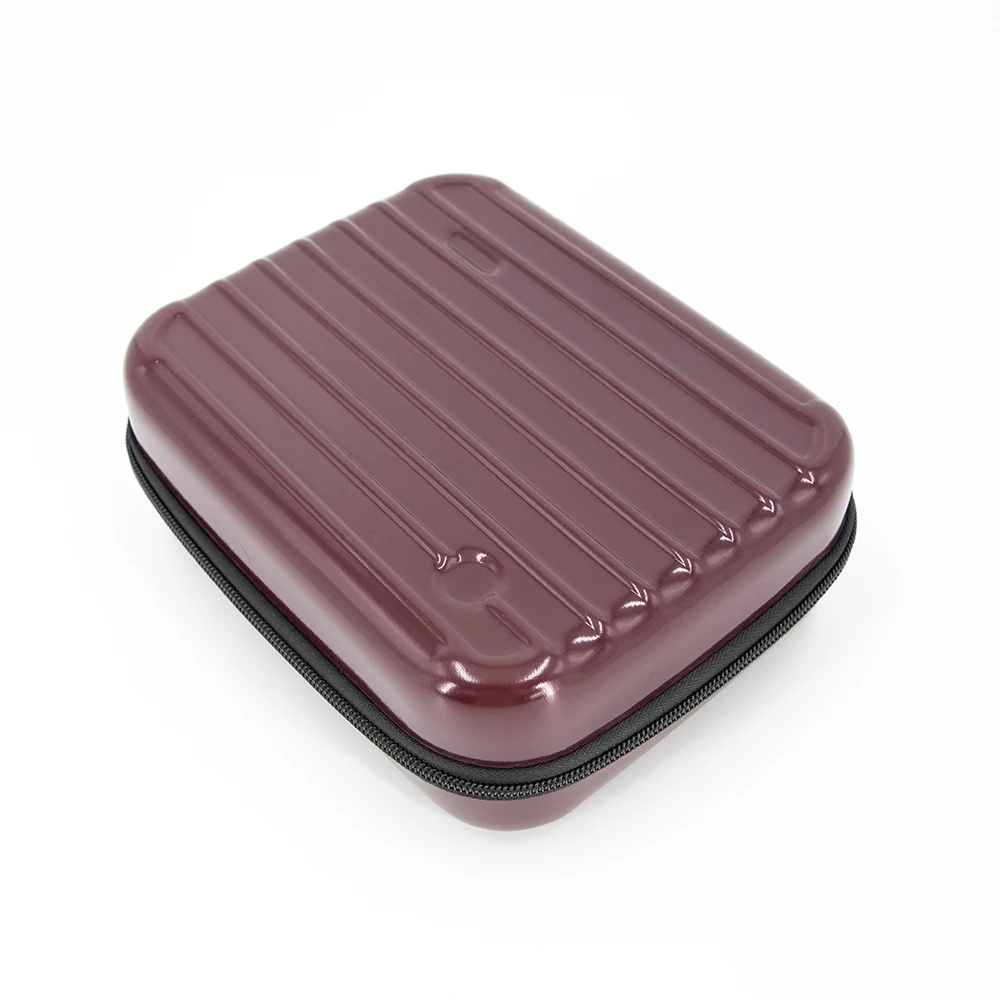 Custom Logo Waterproof  PU Storage Case Hard Shell EVA Zipper Carrying Case